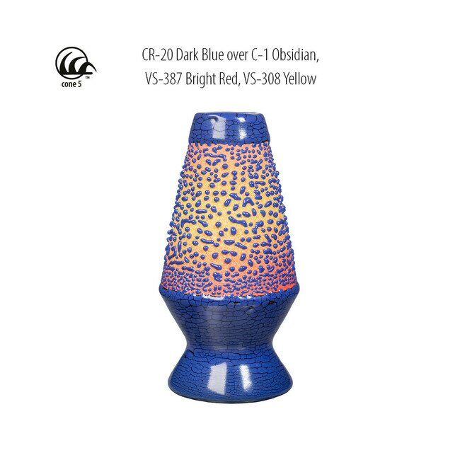 Глазурі рідкі (CR) Crawls t 1180C-1220C