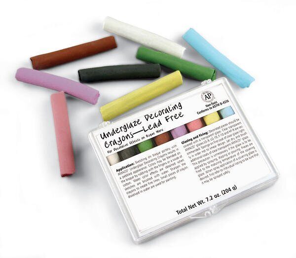 Underglaze Chalk Crayons and Pencils